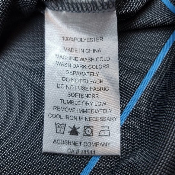 FootJoy FJ Mens‎ M Shirt Polo Logo Golf Performance Stretch Moisture Wick Gray - Picture 7 of 12